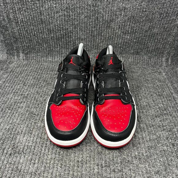 Nike Air Jordan 1 Low Flyease Bred Black Gym Red Mens 7 / Womens 8.5 DM1206-066 - Picture 2 of 8